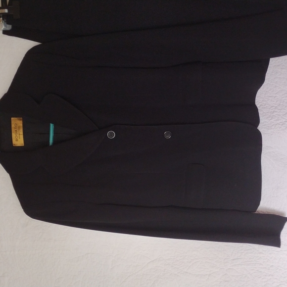 Vintage Bogato International 3 PC Black Suit 2 - Picture 7 of 9